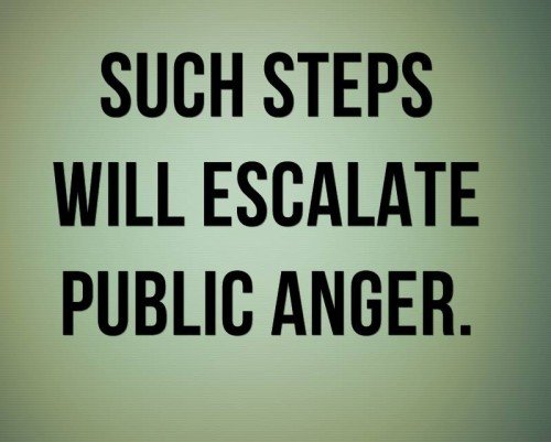 Public Anger