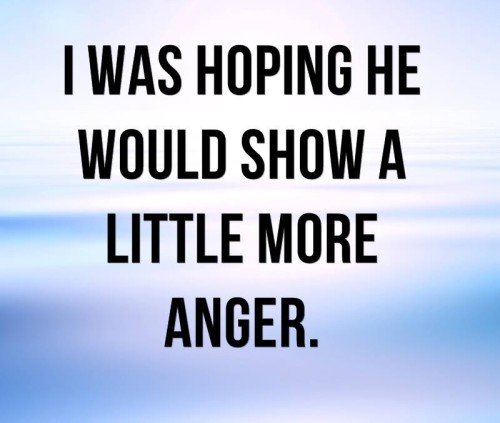 Show A Little More Anger
