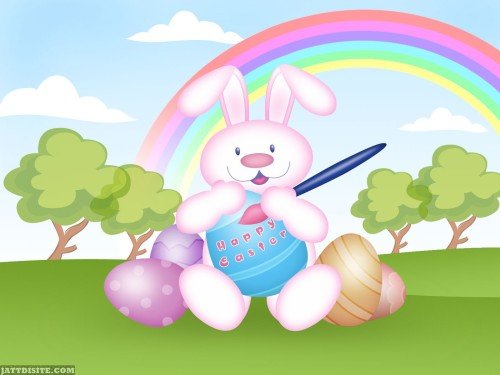 Bunny-Say-Happy-Easter-