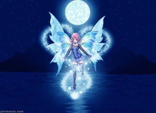 Butterfly-Girl-With-moon