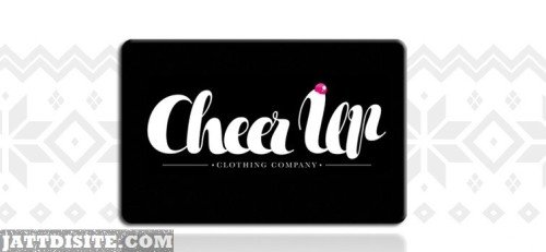 Cheer Up Logo Of Clothing Company