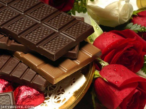 Chocolate-With-Rose-