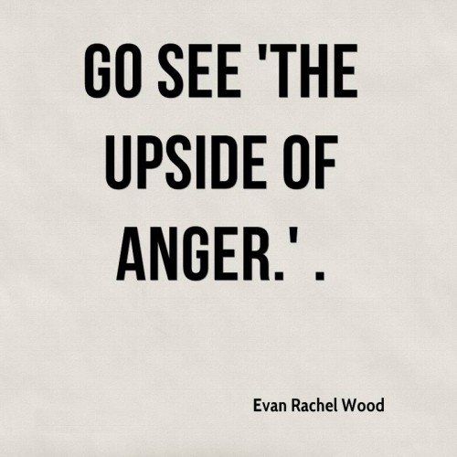 Upside Of Anger