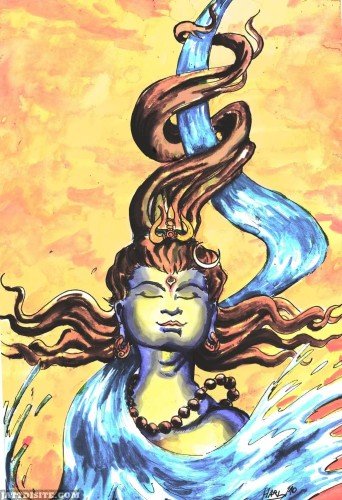 Ganga-Coming-From-Shivas-Hair