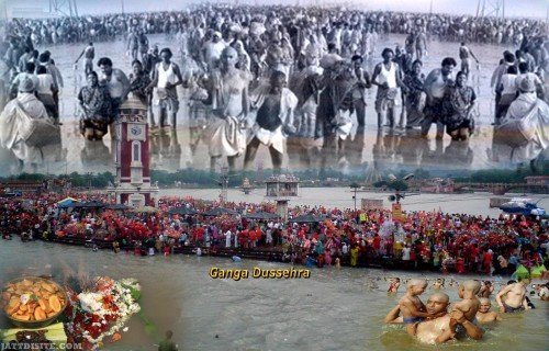 People-Crowed-On-Ganga-Dussehra-