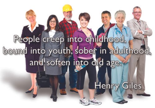 People Creep Into Childhood Bound Into Youth