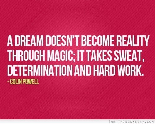 A Dream Doesn't Become Reality
