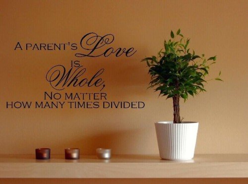 A Parents Love Whole No Matter How Many Times Divided
