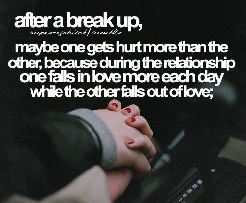 After Breakup Breakup Quote