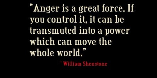 Anger Is Great Force