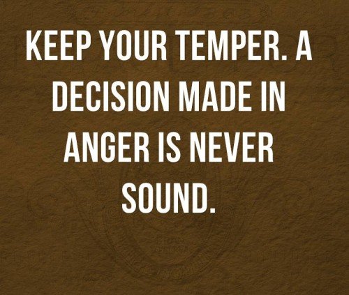 Anger Is Never