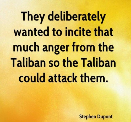 Anger Of Taliban