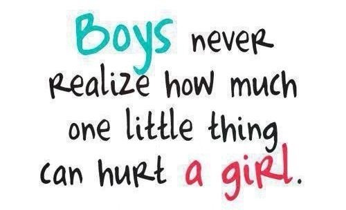 Boys Never Realize
