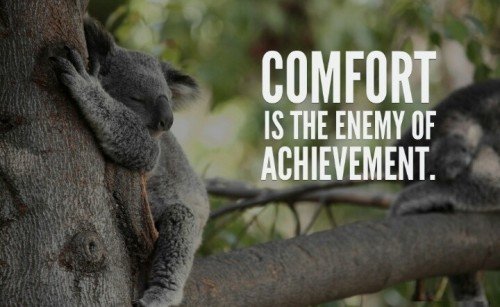 Comfort Is The Enemy