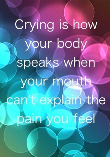 Crying Is How Your