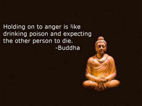 Holding On Anger Is Like Poision