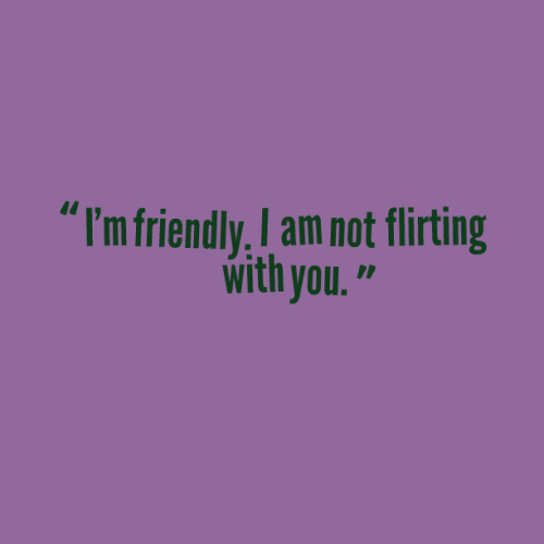 I Am Not Flirting With you (2)