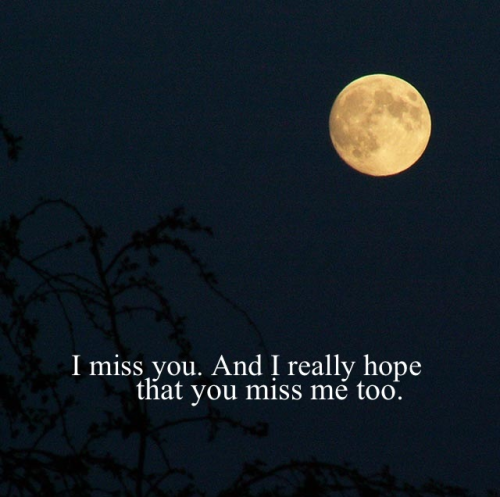 I MIss You And  I Miss You Quote