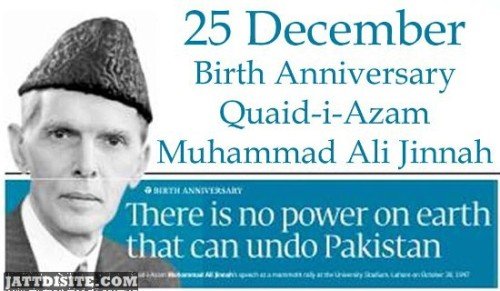 25 December Birth Anniversary Quaid-e-Azam Muhammad Ali Jinnah