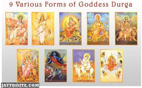  Various Forms Of Goddes Durga Happy Navratri