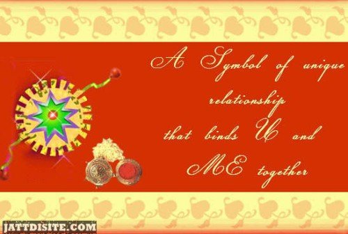 A Symbol Of Unique Relationship! Happy Raksha Bandhan