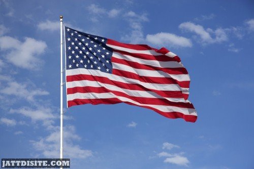 American Waving Flag