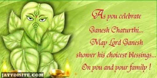 As You Celebrate Ganesh Chaturthi