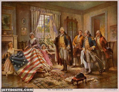 Awesome Painting On Flag Day