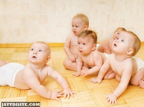 Babies Group Wallpaper