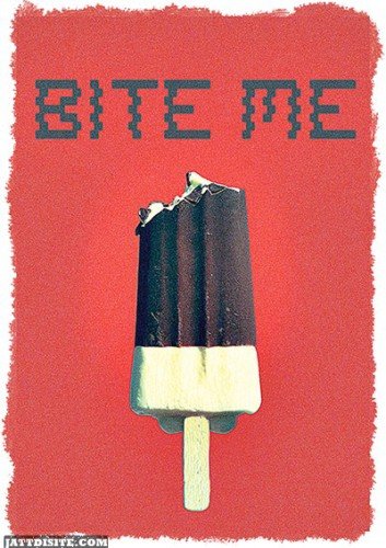Bite Me Candy Graphic