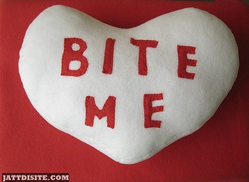 Bite Me Heart Graphic