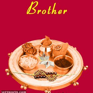 Brother There Is No One Like You Happy Raksha Bandhan Animated Graphic