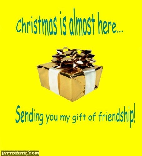 Christmas My Gift Of Friendship