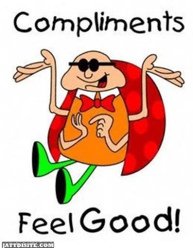 Compliments Feel Good Graphic
