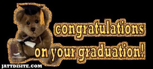 Congratulations On Your Graduation Glitter For Facebook Share