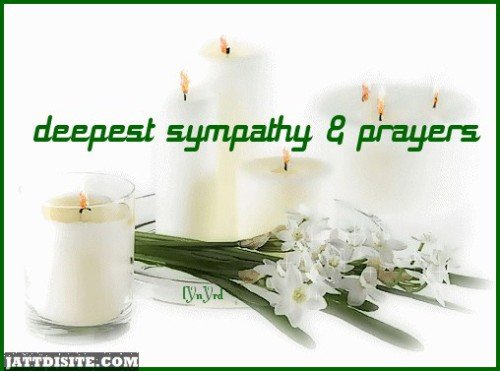 Deepest Sympathy & Prayers