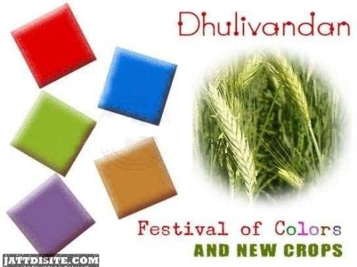 Dhulivandan Festival Of Colors And New Crops Graphic