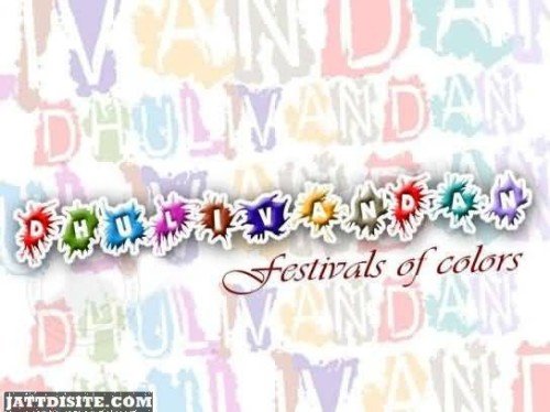 Dhulivandan Festival Of Colors Graphic