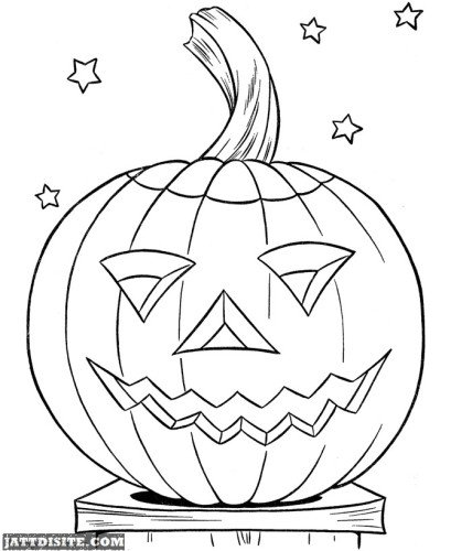 Fill Color On This Halloween Pumpkin