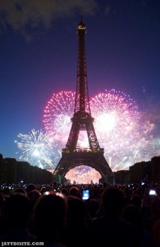 Fireworks On Bastille Day