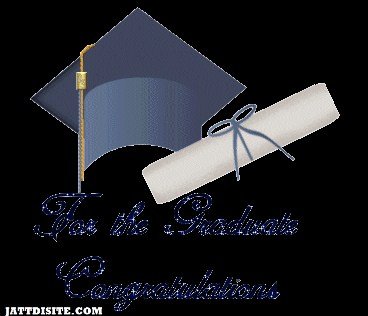 For The Graduate Congratulations Glitter