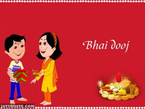 Giving Blessing To Brother On Bhai Dooj