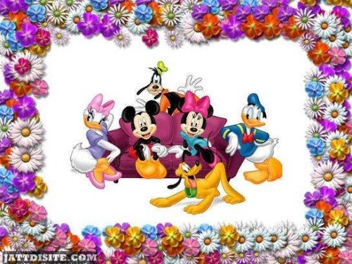 Graceful Glittery Cartoons Picture