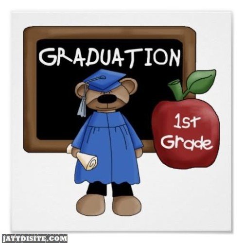 Graduation 1st Grade Graphic