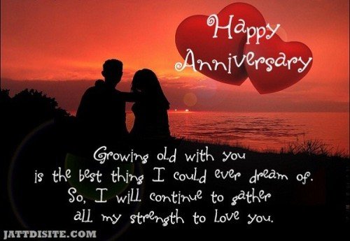 Growing Did With You Is The Best Thing I Could Even Dream Of - Anniversary Quote