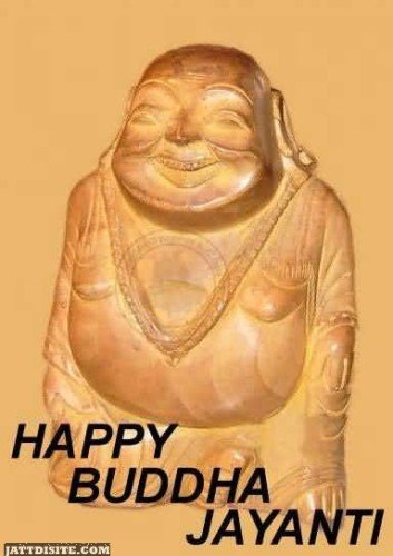 Happy Buddha Jayanti Graphic For Sharing On Facebook