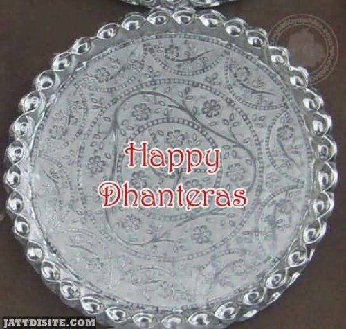 Happy Dhanteras Thali Graphic