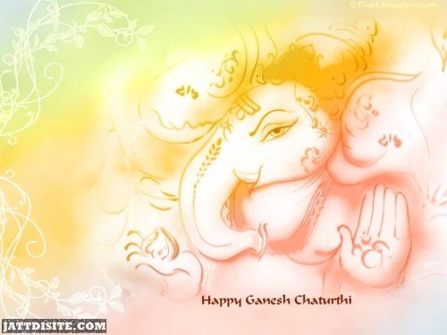 Happy Ganesh Chaturthi Animated Graphic
