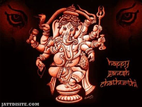 Happy Ganesh Chaturthi - Ganesh Puja Scrap