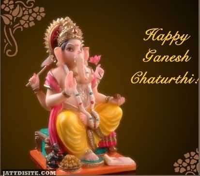 Happy Ganesh Chaturthi Ganesha Graphic